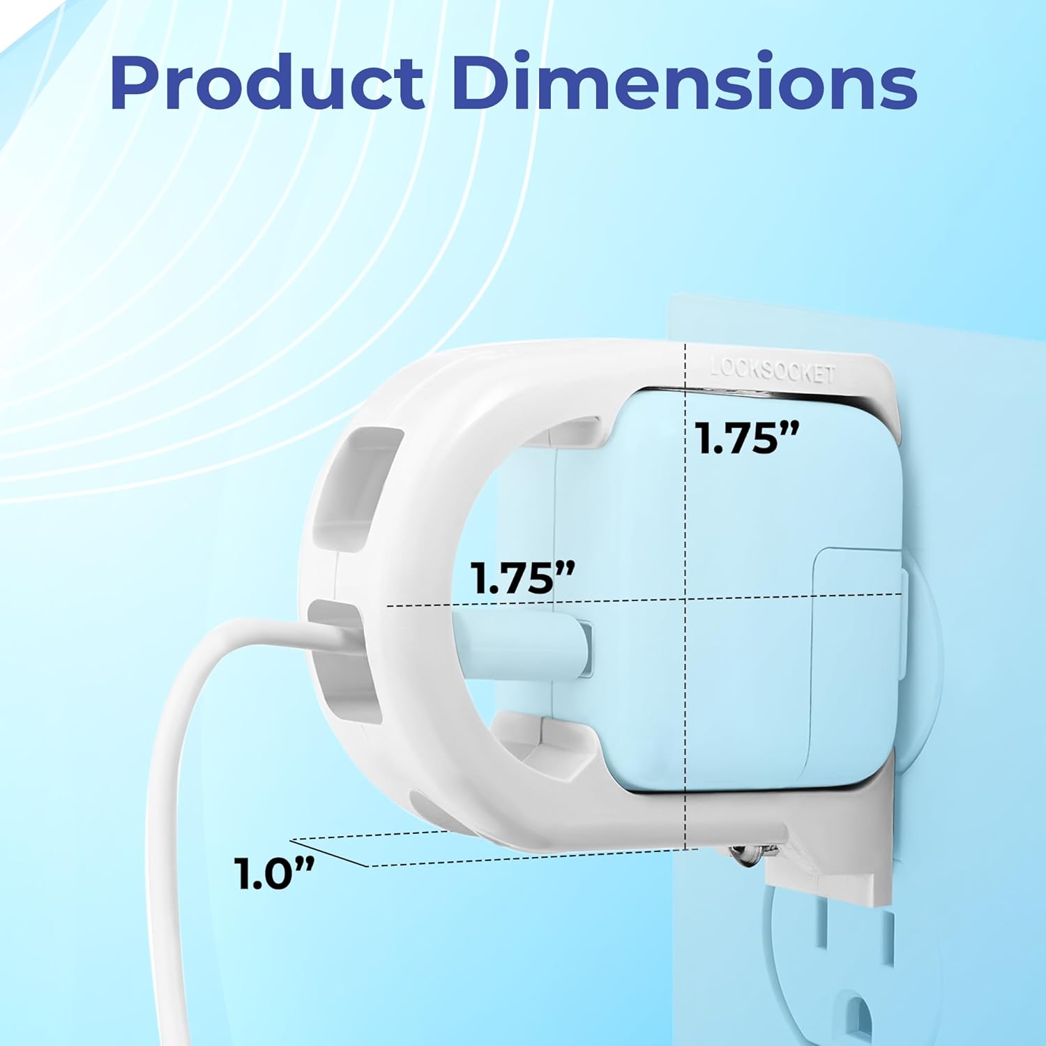 iPad 12W Power Adapter Charger Lock – LockSocket®
