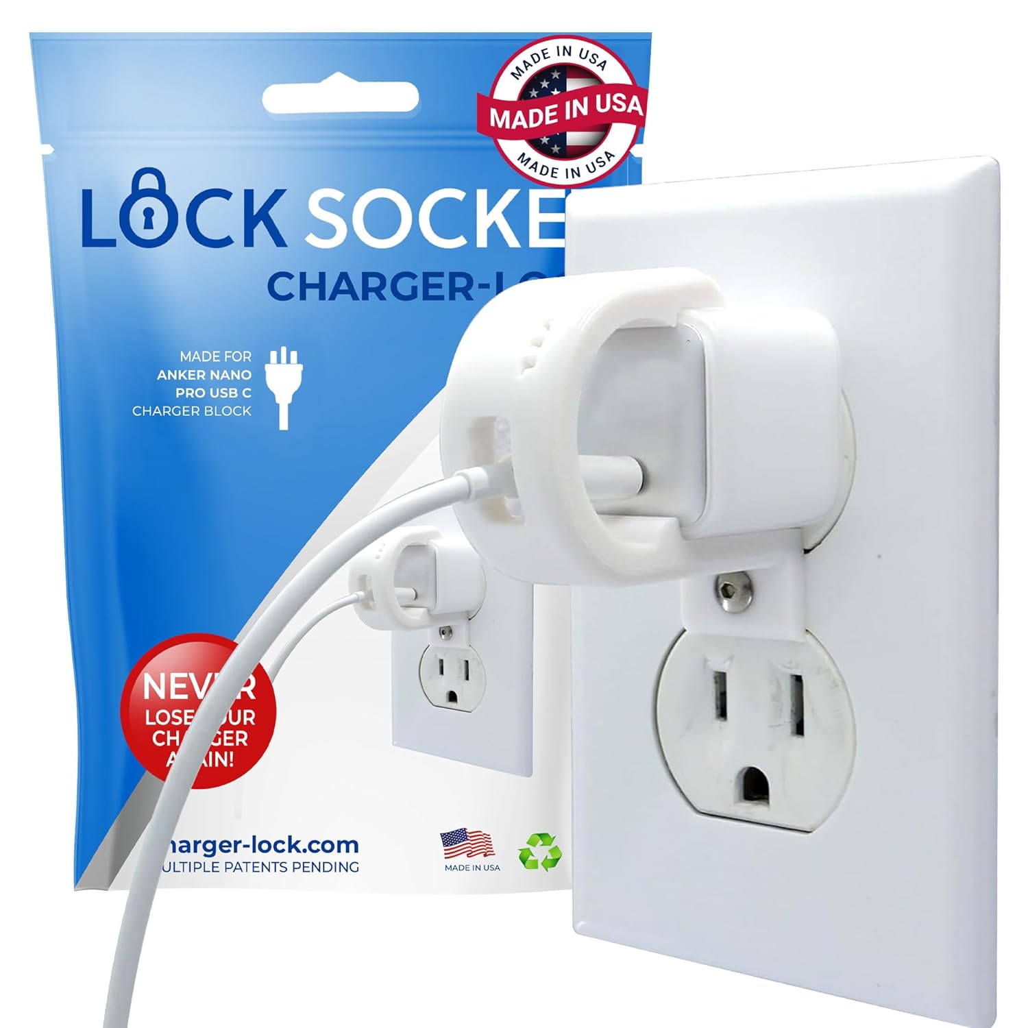 Anker Nano Pro USBC Charger Lock - LockSocket®