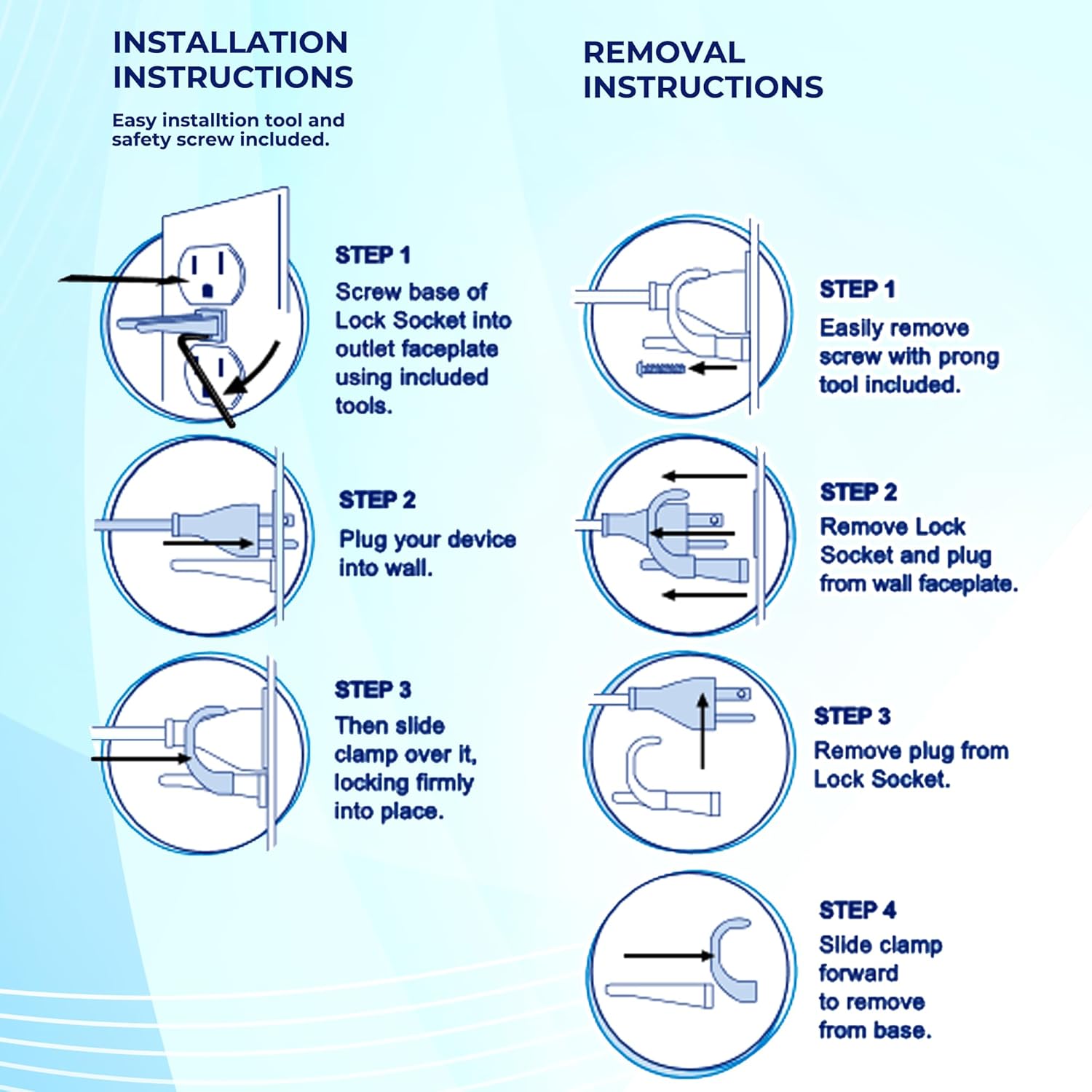 2 Or 3 Prong Adjustable Outlet Lock – LockSocket®