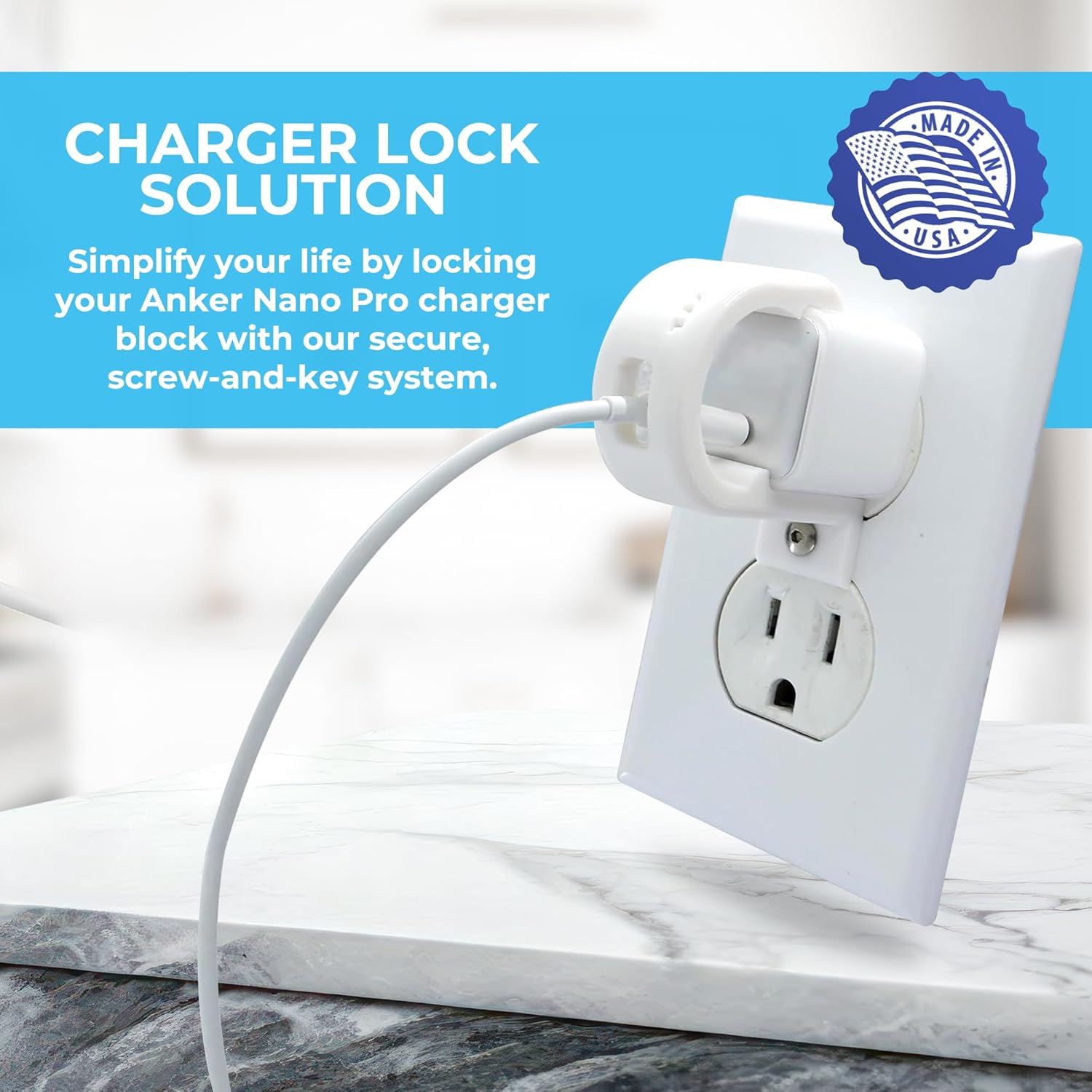 Anker Nano Pro USBC Charger Lock - LockSocket®