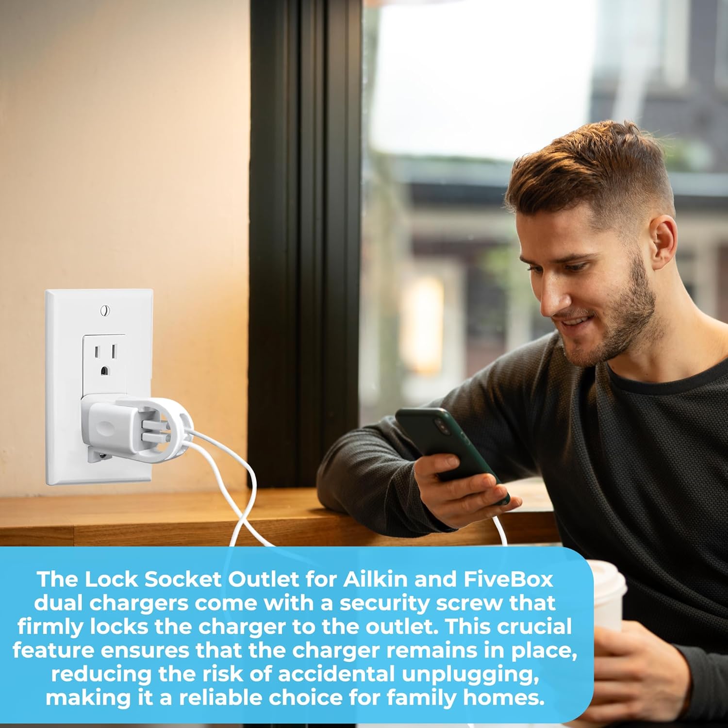 Ailkin and Fivebox Charger Lock – LockSocket®