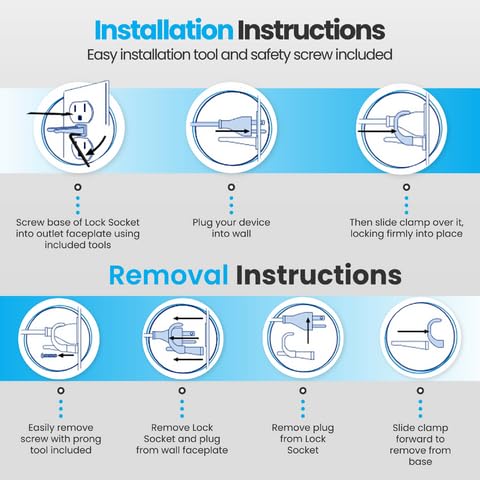 2 Or 3 Prong Adjustable Outlet Lock – LockSocket®
