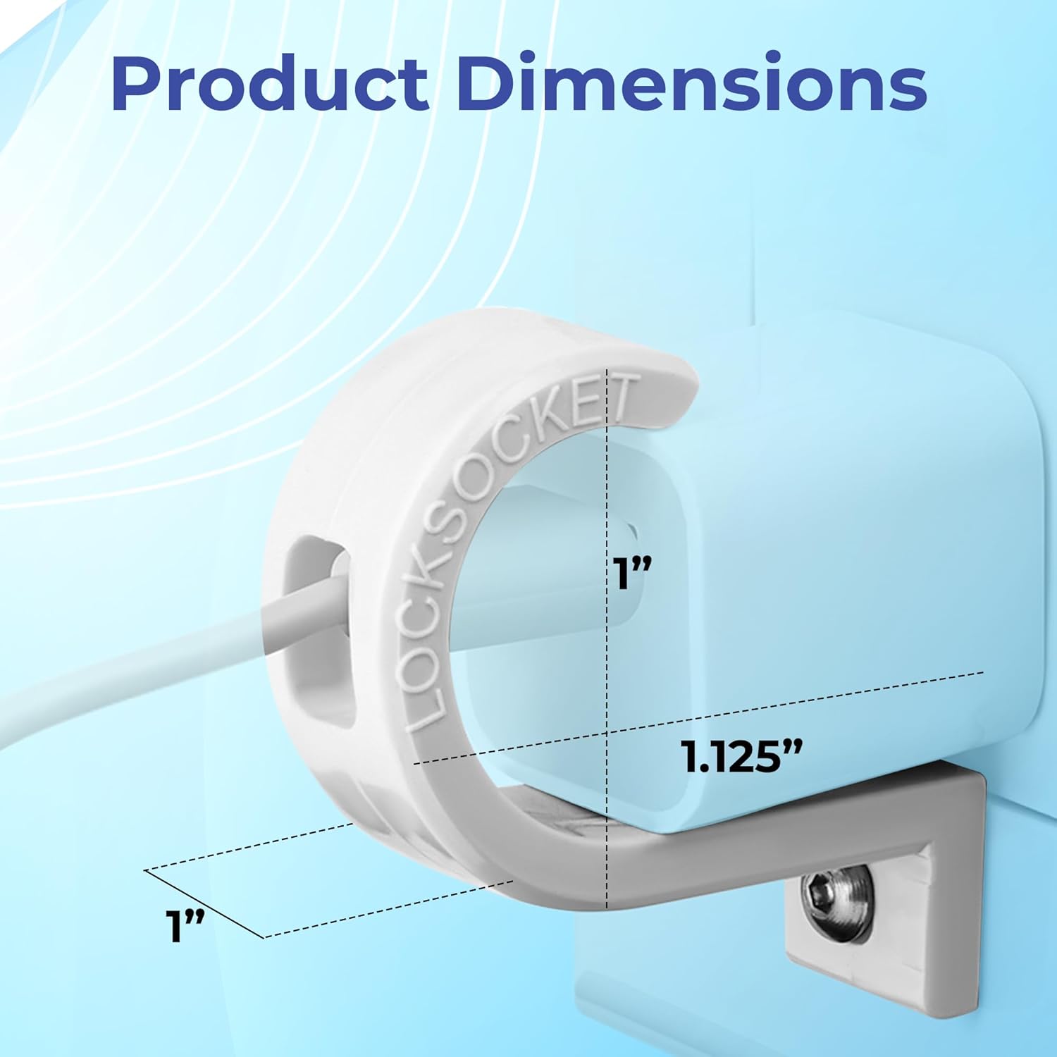 iPhone (original cube) Charger Lock – LockSocket®