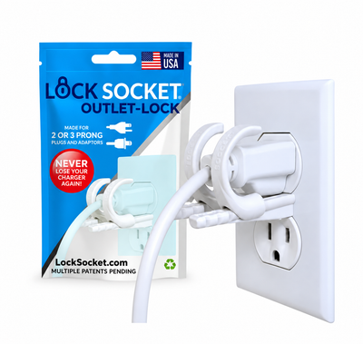 2 Or 3  Prong Adjustable Outlet Lock – LockSocket®