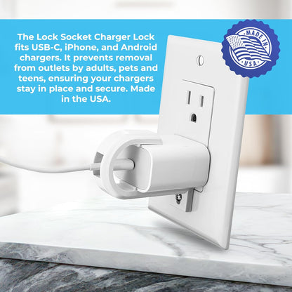 iPhone 11 and iPad Pro Charger Lock– LockSocket®