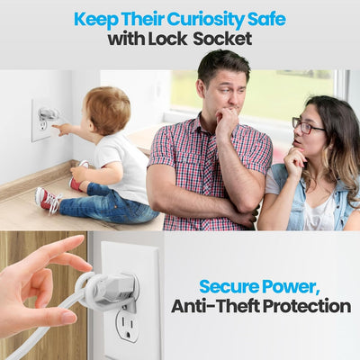 Standard  3 Pronged Outlet Lock Type B – LockSocket®
