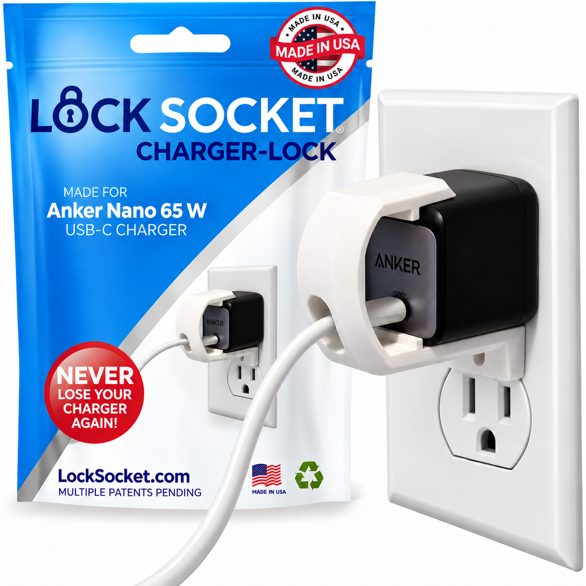 Anker Nano 65 W - Charger Lock