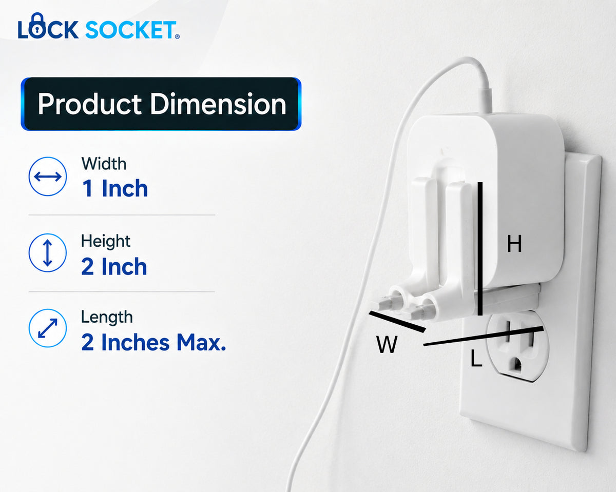 Adjustable Outlet Lock Straight
