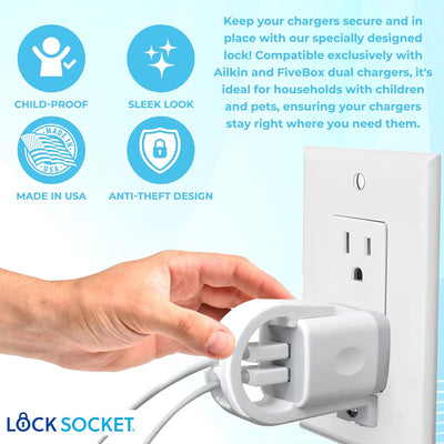 Ailkin and Fivebox Charger Lock – LockSocket®