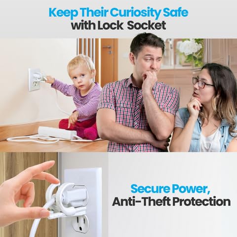 2 Or 3  Prong Adjustable Outlet Lock – LockSocket®