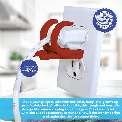 2 Or 3  Prong Adjustable Outlet Lock – LockSocket®