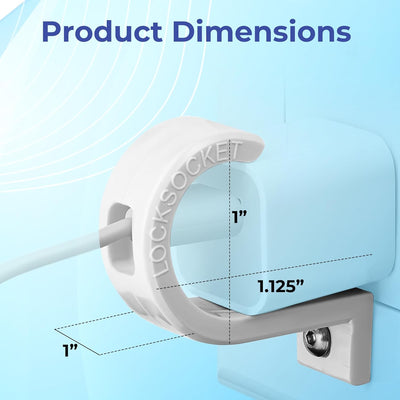 iPhone (original cube) Charger Lock – LockSocket®