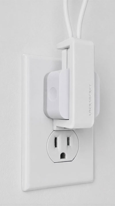 Locksocket Charger Lock for Ailkin Dual 90 degree USB chargers