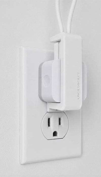 Locksocket Charger Lock for Ailkin Dual 90 degree USB chargers